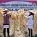 Jaga Surplus Pangan, Kapolda Jatim dan Bupati Ipuk Panen Jagung Serentak di Banyuwangi