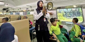 KAI Commuter Raih Rekor MURI dengan Kegiatan C-Taditur untuk 1.717 Siswa