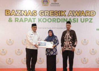 Pemkab Gresik Dorong Optimalisasi Pengumpulan ZIS Melalui Rakor dan Penghargaan UPZ pada Baznas Award 2025