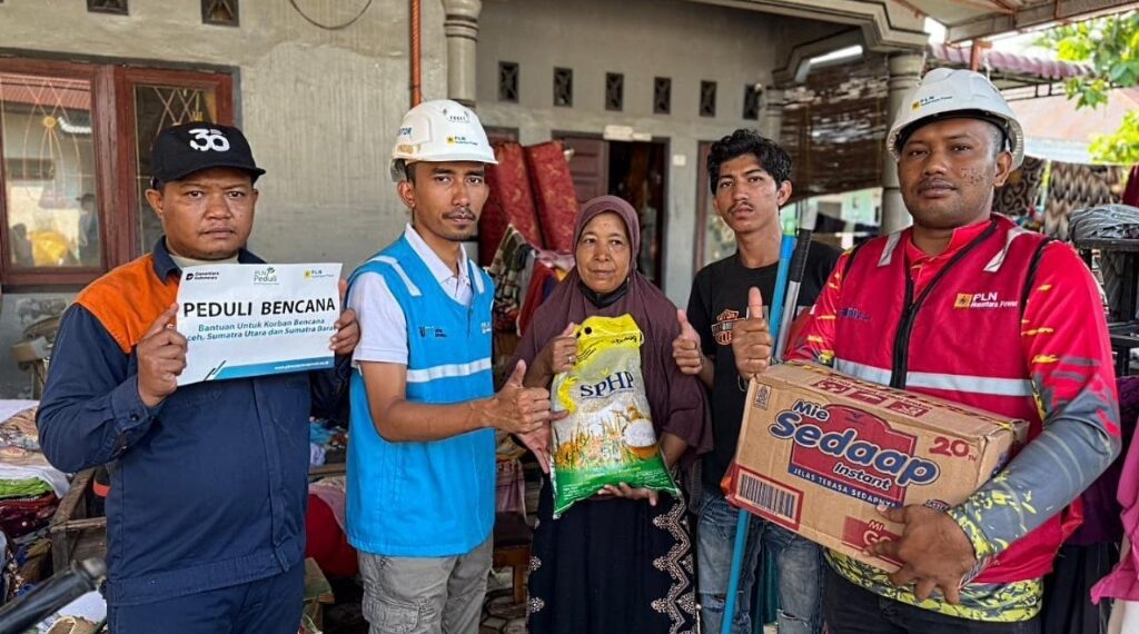 PLN NP Kirim Tenaga Medis, Sembako & Perlengkapan Bayi ke Aceh