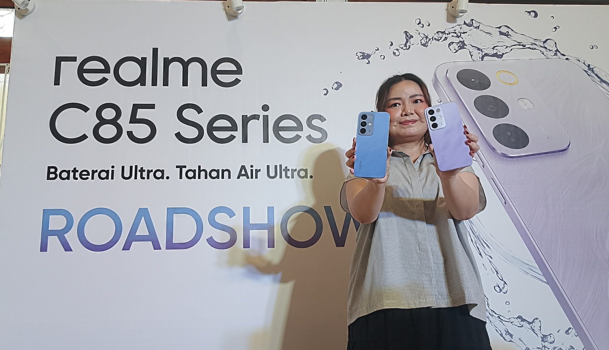 realme C85 Series Sambangi Surabaya Bawa Baterai Jumbo & Tahan Air Ultra IP69 1