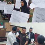 Kecewa Pelaku Pembunuhan Dituntut Ringan, Keluarga Korban Gruduk PN Gresik Minta Midhol Dihukum Mati GridArt_20260126_215954823