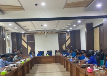PMII Pasuruan Raya Datangi Gedung DPRD Kabupaten Pasuruan Terkait Pengesahan KUHAP