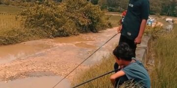 Kecewa: Warga menjadikan jalan sebagai wahana atau sport pancinng.