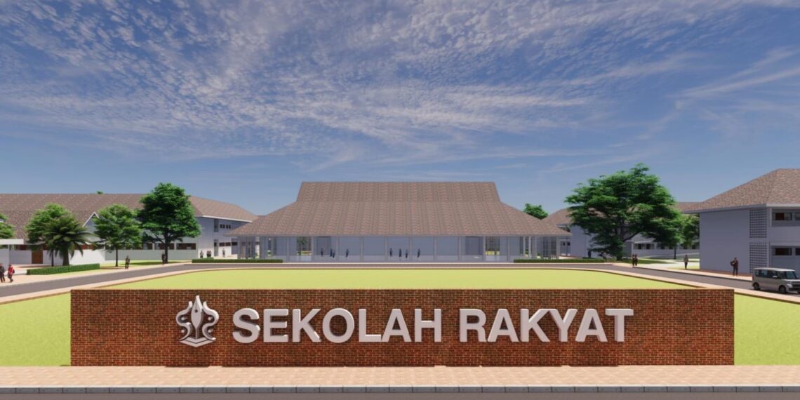 Gambar rencana pembangunan Sekolah Rakyat Internasional di Banyuwangi