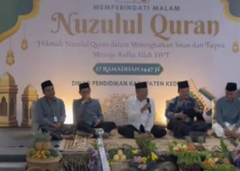 Cahaya Wahyu di Bumi Panjalu : Disdik Kabupaten Kediri Tanamkan Akhlakul Karimah lewat Nuzulul Quran