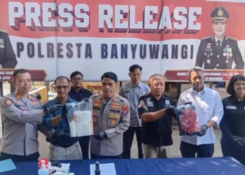Polresta Banyuwangi Gagalkan Penyelundupan 2 Kilogram Sabu di Pelabuhan ASDP Ketapang
