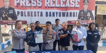 Polresta Banyuwangi Gagalkan Penyelundupan 2 Kilogram Sabu di Pelabuhan ASDP Ketapang