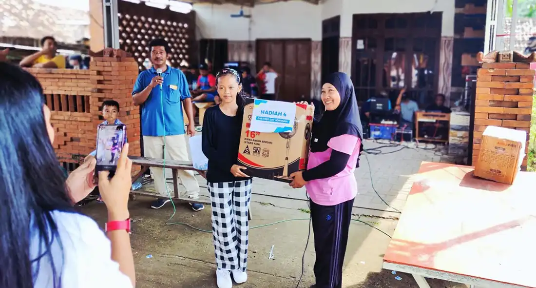 Hadiah 2 Kambing Semarakkan Bazar UMKM Mojokerto Raya di CFD Desa Kertosari 5