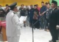 Kades Pelemwatu Lantik Kasun Pelemdodol, Camat Tekankan Pentingnya Komunikasi dan Pelayanan Masyarakat