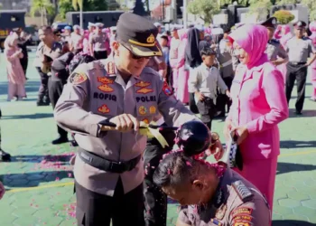 103 Personel Naik Pangkat, Kapolresta Banyuwangi : Bukan Sekedar Hiasan Pundak, Ada Amanah Besar dan Tanggung Jawab