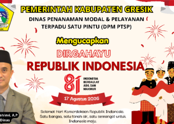 DPM PTSP Kabupaten Gresik Mengucapkan, Dirgahayu Kemerdekaan Republik Indonesia ke-81