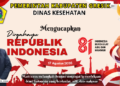 Dinas Kesehatan Kabupaten Gresik Mengucapkan, Dirgahayu Kemerdekaan Republik Indonesia ke-81