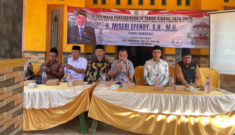 Gelar Reses, DPRD Jatim Misery Efendi Dorong Anggaran BPBD untuk Rekonstruksi Jembatan Putus