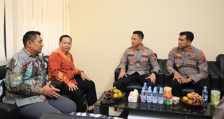 Bangun Kolaborasi Jaga Kamtibmas, DPRD Kab. Kediri Terima Kunjungan Kapolres Kediri Kota