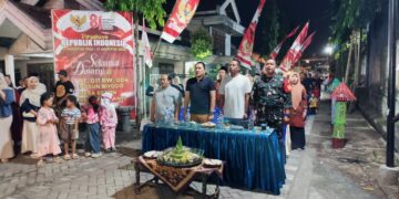 Kampung Biyodo Gresik Kembali Viral, Ribuan Lampu Hias Sulap Desa Beton Jadi Wisata Malam