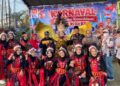 Aneka Tema Busana Meriahkan Karnaval TK DWP Desa Kedanyang