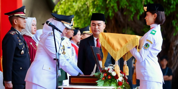 Upacara HUT Ke-81 RI, Bupati Ipuk Artikan Kemerdekaan Semangat Bangun Daerah
