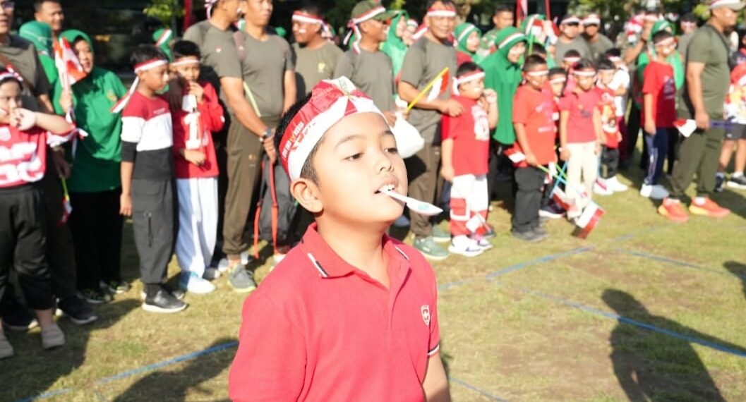 Gelorakan Semangat HUT Ke-81 Kemerdekaan RI, Kodim 0809/Kediri Gelar Berbagai Perlombaan