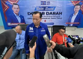 HUT ke-25 Demokrat, Donor Darah Serentak Digelar di 38 DPC se-Jatim