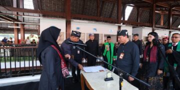 68 Pejabat Pemkab Jalani Pelantikan di Area Pasar Banyuwangi