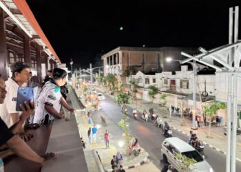 Vibes Heritage Pasar Induk Banyuwangi Jadi Destinasi Baru Warga di Malam Hari