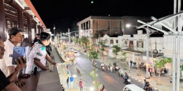 Vibes Heritage Pasar Induk Banyuwangi Jadi Destinasi Baru Warga di Malam Hari